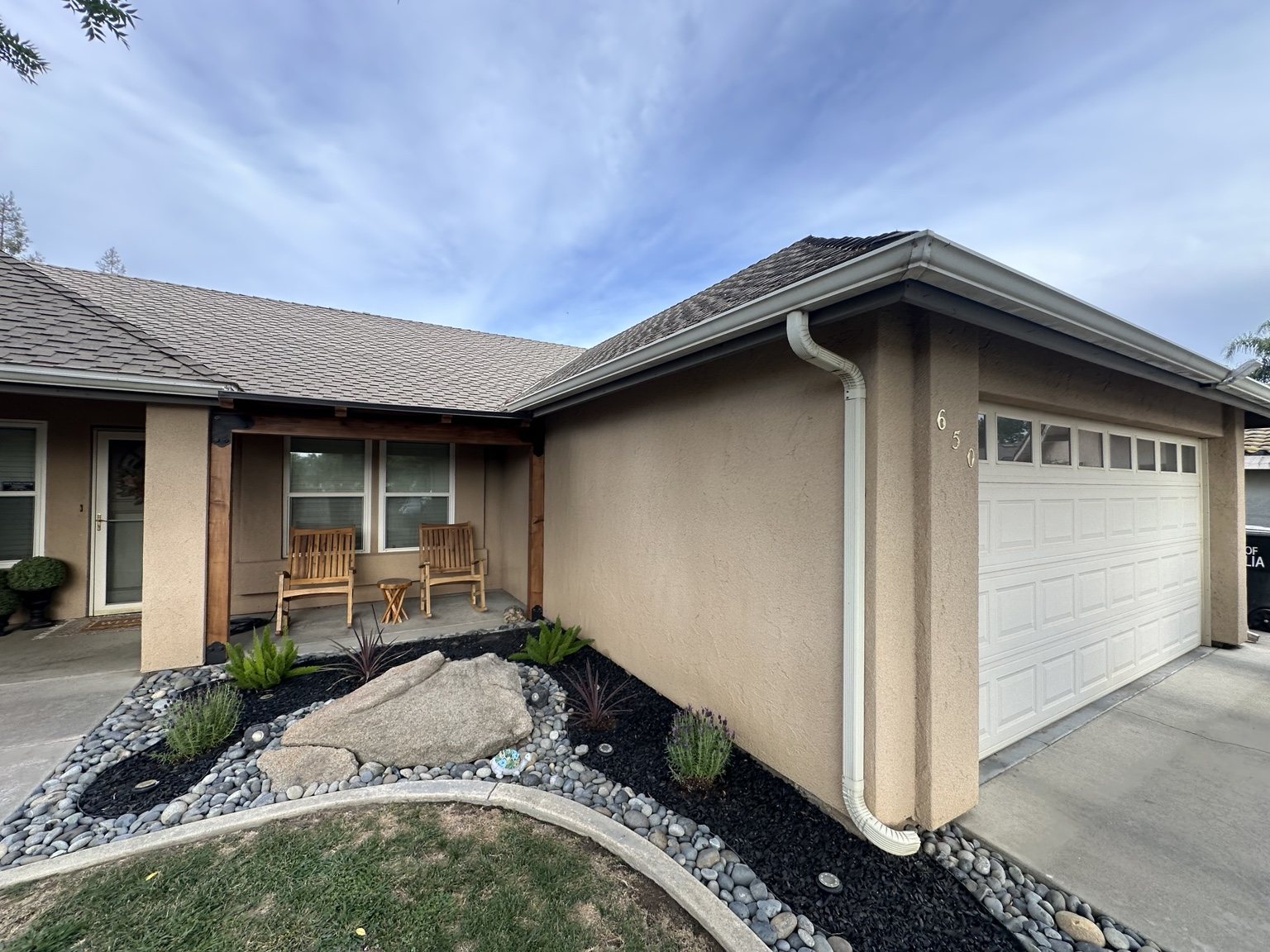 Exterior gutter and drainage project overview